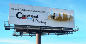 Melody Robert's award-winning Casteel ad.